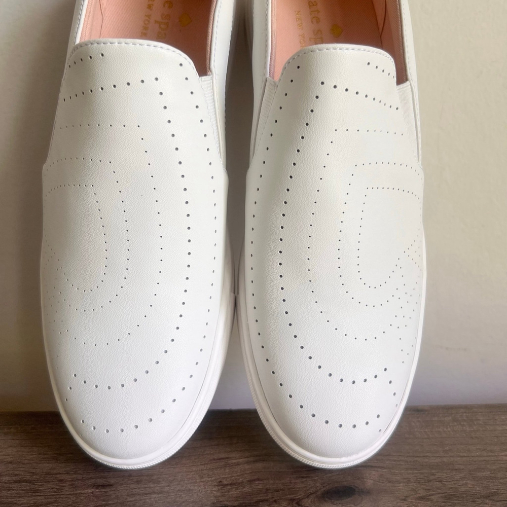 Kate Spade NEW Women’s Azores Perforated Leather Slip On Shoe Size 9 #265 - Picture 9 of 12
